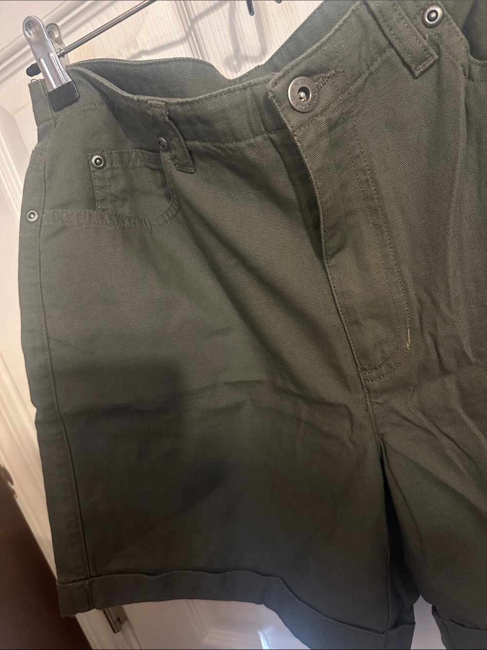 Liz Claiborne Lizwear jeans shorts Size 10 - Picture 3 of 9